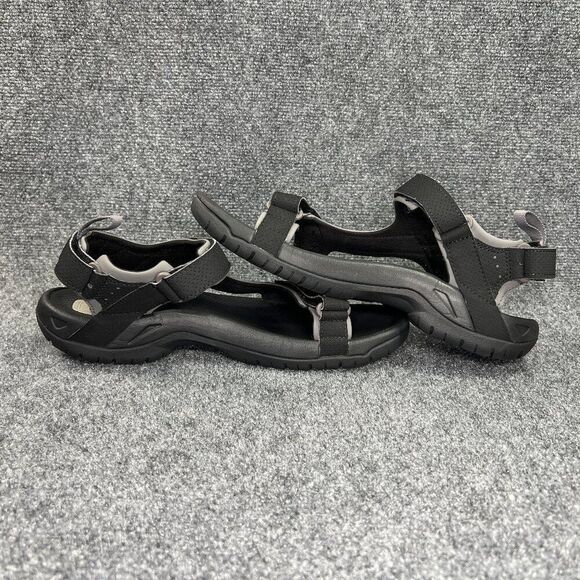 Teva Minam Sandals Men's 11 Black Hiking Outdoor Athletic Waterproof Flip Flops - Picture 7 of 11